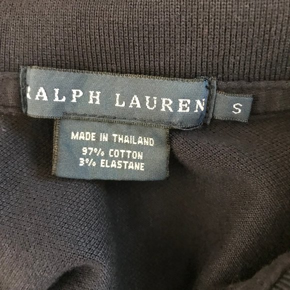 Polo Ralph Lauren T-shirt Dress SMALL S Navy Blue Fit & Flare Cotton Stretch - Picture 8 of 9